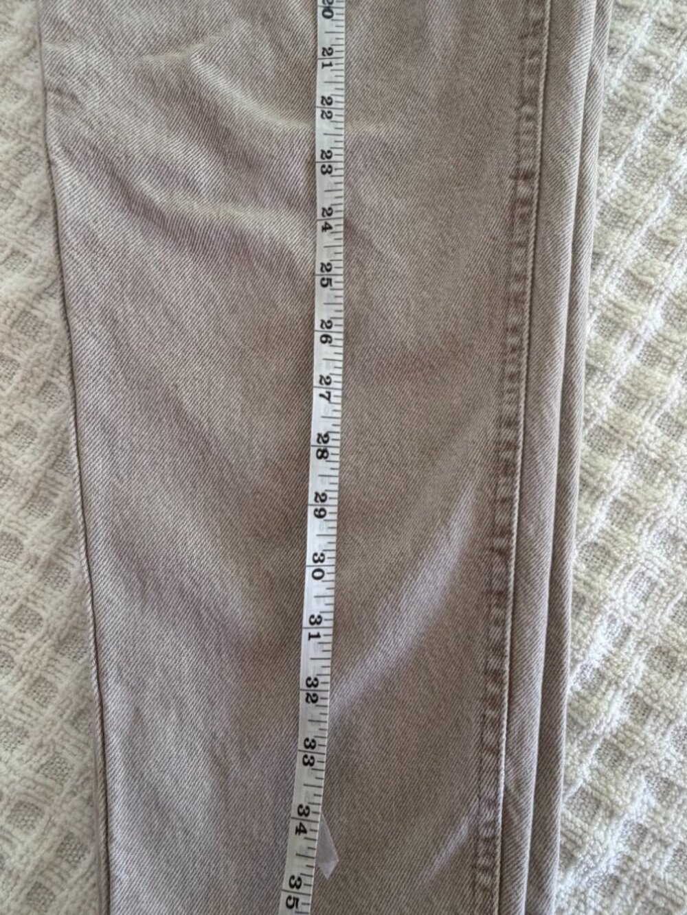 Vintage Lee Jeans 🤎 Size r28 /relaxed tapered leg - Picture 10 of 11